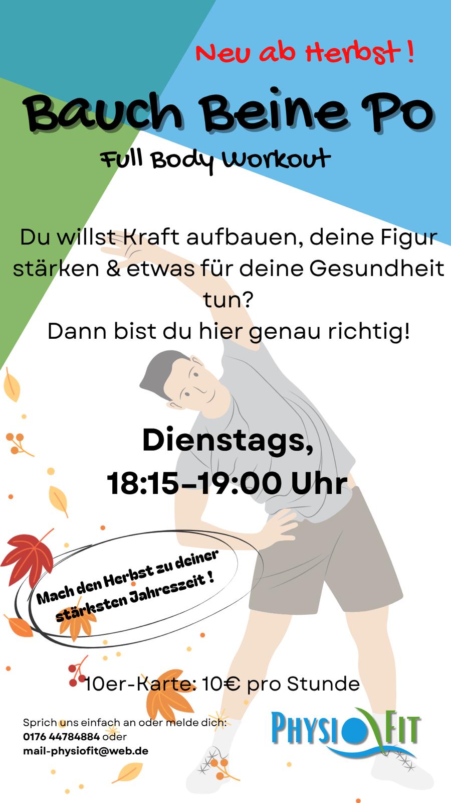 Bauch Beine Po